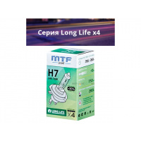 Фото товара - Лампа MTF light H7 24v 70w  Long life х4