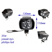 Фото товара - Доп. свет.  Прожектор CREE диоды, 35w, 12/24v