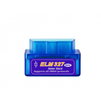 Фото товара - Автосканер mini OBD2  ELM N327 прошивка 2.1 синий