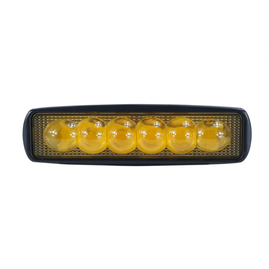 Большое фото товара - Доп. свет. 18w 6 smd желтый 12-24, G0433. Вариант №1